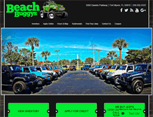 Tablet Screenshot of beachbuggys.net